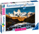 Mount Fitz Roy - Patagonia | Beautiful Mountains | Ravensburger | 1000 Pieces | Jigsaw Puzzle - Puzzles +