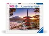 Mount Fuji Cherry Blossom View | Ravensburger | 1000 Pieces | Jigsaw Puzzle - Puzzles +