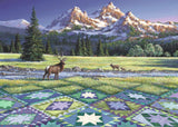 Mountain Quiltscape | Ravensburger | 300 Extra Large Pieces | Jigsaw Puzzle - Puzzles +