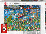 Movie History - Mishmash | Alex Bennett | Heye | 2000 Pieces | Jigsaw Puzzle - Puzzles +