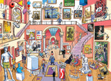 Museum Mischief | Doodletown | Cobble Hill | 1000 Pieces | Jigsaw Puzzle - Puzzles +