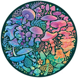 Mushrooms - Circle Of Colours | Ravensburger | 500 Pieces | Circular Jigsaw Puzzle - Puzzles +