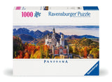 Neuschwanstein Castle - Bavaria | Ravensburger | 1000 Pieces | Panorama Jigsaw Puzzle - Puzzles +