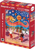 New Year - Gaspard et Lisa | Botop Blackcard | 1000 Pieces | Jigsaw Puzzle - Puzzles +