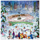 New York City Ice Skaters - Victoria Tentler-Krylov | Eeboo | 1000 Pieces | Jigsaw Puzzle - Puzzles +