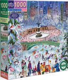 New York City Ice Skaters - Victoria Tentler-Krylov | Eeboo | 1000 Pieces | Jigsaw Puzzle - Puzzles +