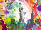 New York Postcard | Ravensburger | 500 Pieces | Jigsaw Puzzle - Puzzles +