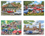 Nice Day for a Drive | House Of Puzzles | 4 X 500 Pieces | Jigsaw Puzzle - Puzzles +