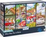 Nice Day for a Drive | House Of Puzzles | 4 X 500 Pieces | Jigsaw Puzzle - Puzzles +