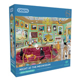 Night at the Meowseum - Kate Mawdsley | Gibsons | 1000 Pieces | Jigsaw Puzzle - Puzzles +