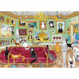 Night at the Meowseum - Kate Mawdsley | Gibsons | 1000 Pieces | Jigsaw Puzzle - Puzzles +