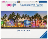 Night Glow On Ocean Drive | Ravensburger | 1000 Pieces | Panorama Jigsaw Puzzle - Puzzles +