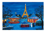 Night View Of Paris - Gaspard et Lisa | Botop Blackcard | 300 Pieces | Jigsaw Puzzle - Puzzles +