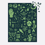 Occult and Curious - Camille Chew | Glow in the Dark | Galison | 1000 Pieces | Jigsaw Puzzle - Puzzles +