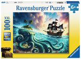 Octopus Treasure | Ravensburger | 100 XXL Pieces | Jigsaw Puzzle - Puzzles +