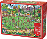 Offside Antics | Doodletown | Cobble Hill | 1000 Pieces | Jigsaw Puzzle - Puzzles +
