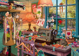 On The Sewing Room - Steve Road | Schmidt | Secret Puzzle | 1000 Pieces | Jigsaw Puzzle - Puzzles +
