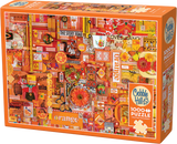 Orange - Colour Project | Shelley Davies | Cobble Hill | 1000 Pieces | Jigsaw Puzzle - Puzzles +