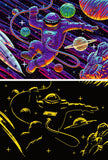 Outer Space Adventure | Star Line | Ravensburger | 200 XXL Pieces | Jigsaw Puzzle | Glow In The Dark - Puzzles +