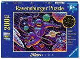Outer Space Adventure | Star Line | Ravensburger | 200 XXL Pieces | Jigsaw Puzzle | Glow In The Dark - Puzzles +
