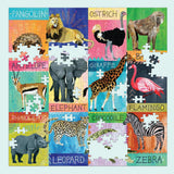 Painted Safari | Mudpuppy | 500 Pieces | Jigsaw Puzzle - Puzzles +