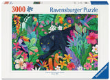 Panther In The Blooming Jungle | Ravensburger | 3000 Pieces | Jigsaw Puzzle - Puzzles +