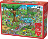Par For The Course | Doodletown | Cobble Hill | 1000 Pieces | Jigsaw Puzzle - Puzzles +
