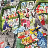 Paris Bookseller - Victoria Krylov | Eeboo | 1000 Pieces | Jigsaw Puzzle - Puzzles +