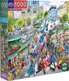 Paris Bookseller - Victoria Krylov | Eeboo | 1000 Pieces | Jigsaw Puzzle - Puzzles +