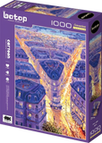 Paris Night | Botop Blackcard | 1000 Pieces | Jigsaw Puzzle - Puzzles +