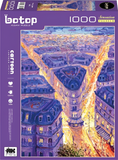 Paris Night | Botop Blackcard | 1000 Pieces | Jigsaw Puzzle - Puzzles +