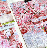Peach Blossom | Botop Blackcard | 1000 Pieces | Jigsaw Puzzle - Puzzles +