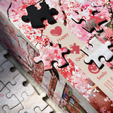 Peach Blossom | Botop Blackcard | 1000 Pieces | Jigsaw Puzzle - Puzzles +