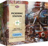 Pickering Station - David Noble | Gibsons | 500 Pieces | Jigsaw Puzzle - Puzzles +