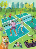 Pickleball - Jenny Kroik | New York Puzzle Company | 500 Pieces | Jigsaw Puzzle - Puzzles +