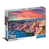 Picturesque Procida Island | Clementoni | 1500 Pieces | Jigsaw Puzzle - Puzzles +