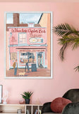 Pink Cafe | Botop Fusion | 1000 Pieces | Jigsaw Puzzle - Puzzles +