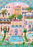Pink Holiday | Botop Blackcard | 1000 Pieces | Jigsaw Puzzle - Puzzles +