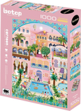 Pink Holiday | Botop Blackcard | 1000 Pieces | Jigsaw Puzzle - Puzzles +