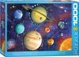 Planets Of The Solar System - Space Exploration | Eurographics | 1000 Pieces | Jigsaw Puzzle - Puzzles +