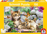 Playful Kittens | Schmidt | 150 Pieces | Jigsaw Puzzle - Puzzles +