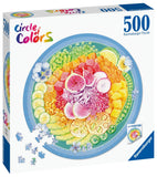 Poke Bowl - Circle Of Colours | Ravensburger | 500 Pieces | Circular Jigsaw Puzzle - Puzzles +