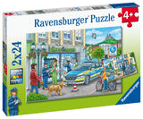 Police At Work | Ravensburger | 2 x 24 Pieces | Jigsaw Puzzle - Puzzles +