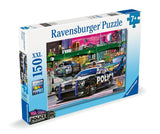 Police On Patrol | Ravensburger | 150 XXL Pieces | Jigsaw Puzzle - Puzzles +
