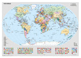 Political World Map | Ravensburger | 1000 Pieces | Jigsaw Puzzle - Puzzles +