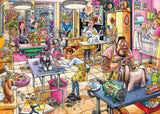 Pooch Parlour! - Mystery No.23 | Wasgij? | Holdson | 1000 Pieces | Jigsaw Puzzle - Puzzles +