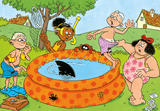 Pool Pranks | Junior No.7 | Jan van Haasteren | Jumbo | 150 Pieces | Jigsaw Puzzle - Puzzles +