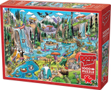 Portage Pandemonium | Doodletown | Cobble Hill | 1000 Pieces | Jigsaw Puzzle - Puzzles +