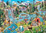 Portage Pandemonium | Doodletown | Cobble Hill | 1000 Pieces | Jigsaw Puzzle - Puzzles +