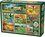 Postcards From The Farm - J. Charles | Cobble Hill | 1000 Pieces | Jigsaw Puzzle - Puzzles +